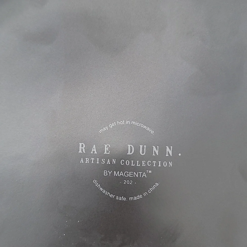 Rae Dunn Beware of Me Large Dog Bowl